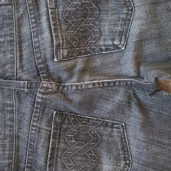 7 for all mankind Straight Leg Dark Gray Jeans - Picture 10 of 10